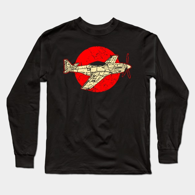 Fighter aircraft Long Sleeve T-Shirt by Mila46